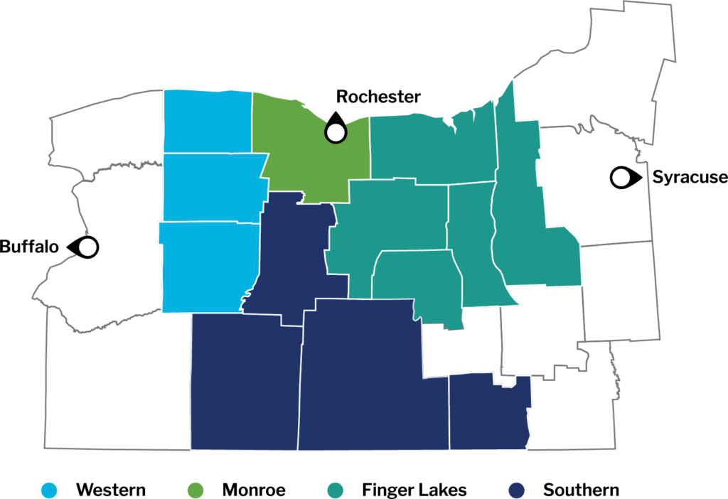 NOCN Region Map